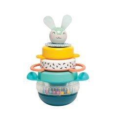 Розвиваюча пірамідка Taf Toys колекція «Полярне сяйво» Кролик 12445, Блакитний