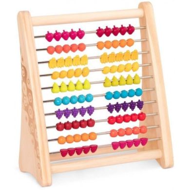 Дерев'яна рахівниця Battat Тутті-Фрутті BX1778Z, Різнокольоровий
