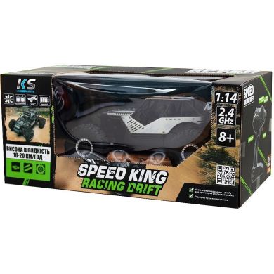 Автомобиль OFF-ROAD CRAWLER с р/к SPEED KING (серый, металл. корпус, акум. 6V, 1:14) SL-153RHMGR