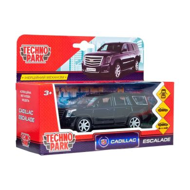 Автомодель Escalade Технопарк Cadillac 1:32 чорна інерційна ESCALADE-BK