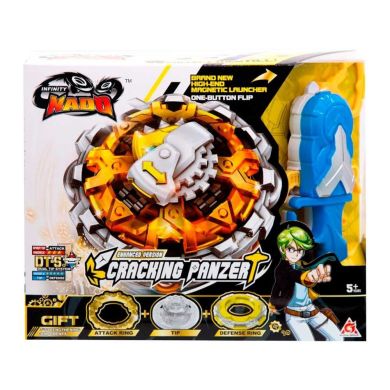 Волчок Auldey Infinity Nado V Advanced Cracking Panzer Быстрый Панцирь YW634404
