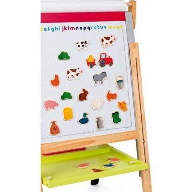 Игровые фигурки магнитные Janod Ферма 24 элемента J08157, Разноцветный