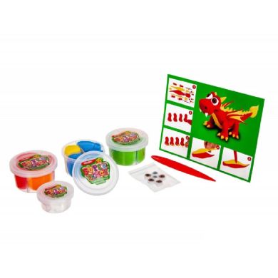Набор для лепки Paulinda Super Dough Cool Dragon Драконы 3 в 1 PL-081554