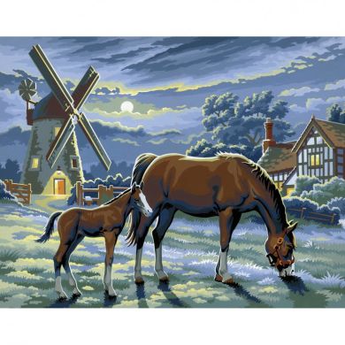 Набор для творчества Sequin Art Painting By Numbers Senior Evening Pasture SA0429