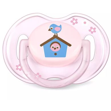 Силиконовая пустышка Philips Avent Classic 0-6 мес. 2 шт. в ассортименте SCF169/43, Разноцветный
