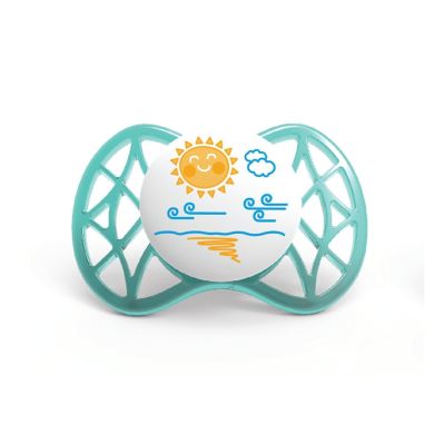 Пустышка симметричная Nuvita Air 0м + 2 шт. для мальчика NV7061Boy, Голубой, 2