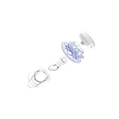 Пустышка симметричная Nuvita Air 0м + 2 шт. для мальчика NV7061Boy, Голубой, 2