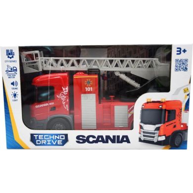 Автомодель серії Big Truck ПОЖЕЖНА МАШИНА SCANIA (світло, звук, функ. води) 6407KS