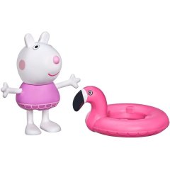 Фигурка Peppa серии Веселые друзья СЮЗИ С КРУГОМ ФЛАМИНГО F2206