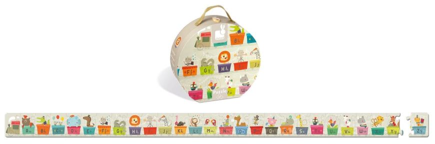 Пазл Janod Потяг-алфавіт 27 елементів J02928