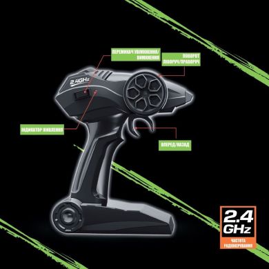 Автомобіль OFF-ROAD CRAWLER з р/к WHERE THE TRAIL ENDS (червоний, акум. 7.2V, метал. корпус, 1:14) SL-121RHMR