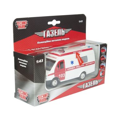 Автомодель Технопарк Газель реанимация CT-1276-1U