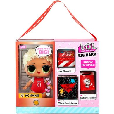 Игровой набор с мегалялькой L.O.L. Surprise! серии Big B.B.Doll Леди-диджей 30 см 577461