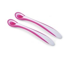 Набор термоложек Nuvita Easy Eating розовый 2 шт. NV8485Pink, Розовый