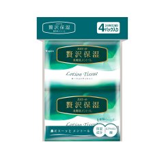 Бумажные платочки Elleair Fresh Lotion двухслойные 4 х 12 шт 713445 4902011714456