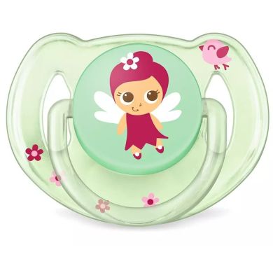 Силиконовая пустышка Philips Avent Classic 6-18 мес. 2 шт. в ассортименте SCF169/44, Разноцветный