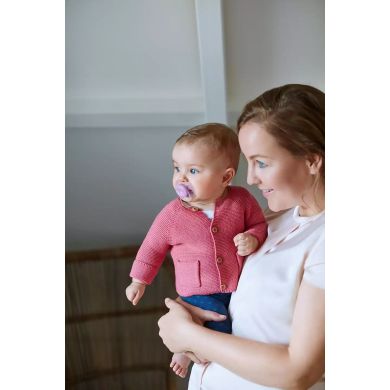 Пустышка Philips Avent Ultra Soft для девочек 6-18 мес. 2 шт. SCF227/22, Фиолетовый, 2