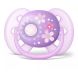 Пустышка Philips Avent Ultra Soft для девочек 6-18 мес. 2 шт. SCF227/22, Фиолетовый, 2