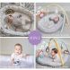 Развивающий музыкальный коврик с дугами коллекции Taf Toys Полярное сияние 4 в 1 Уютное гнездышко 12235, Серый