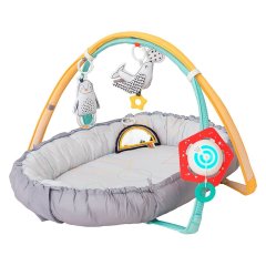Развивающий музыкальный коврик с дугами коллекции Taf Toys Полярное сияние 4 в 1 Уютное гнездышко 12235, Серый