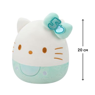 М'яка іграшка Squishmallows &ndash; Хелоу Кітті у смарагдовому (20 cm)