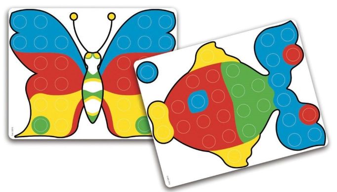 Набір Quercetti для занять Мозаїкою 48 фішок 4190-Q