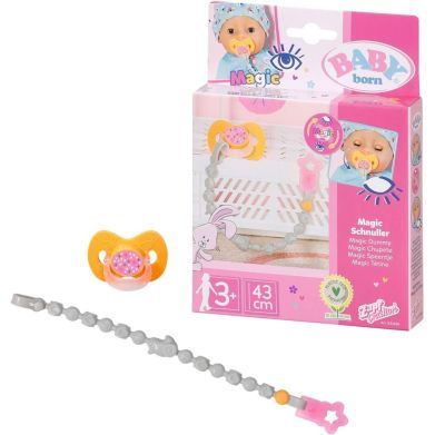 Пустышка для куклы BABY BORN на клипсе (в ассортименте) Baby Born