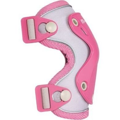 Захисний комплект налокітники та наколінники MICRO РОЖЕВИЙ (лік. 15-19 сm, кол. 21-27 сm, S.) AC5476