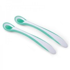 Набір термоложок Nuvita Easy Eating салатовий 2 шт. NV8485Lime, Салатовий