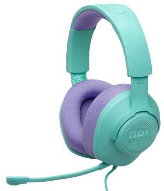 Гарнітура JBL QUANTUM 100M2 Cyan (JBLQTUM100M2CYN)