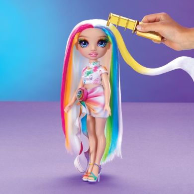 Ігровий набір з лялькою RAINBOW HIGH (РЕЙНБОУ ХАЙ) серії Крейда для волосся та стиль АМАЯ 526780