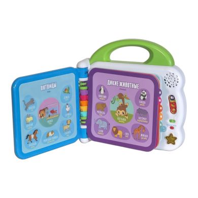 Интерактивная игрушка Vtech Мой первый англо-русский словарик 100 слов 80-601526, Голубой