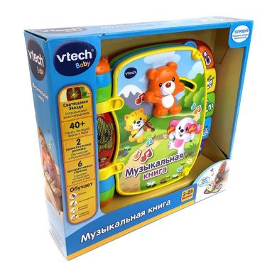 Інтерактивна іграшка VTech Музична книга озвучена російською 80-166726