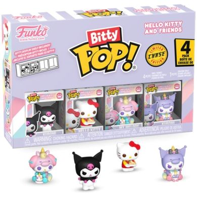 Набір ігрових фігурок BITTY POP! серії Sanrio КУРОМІ (4 фігурки в ас.) 85715