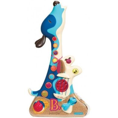 Музична іграшка Battat Пес-гітарист короткий ремінець BX1206Z, Блакитний