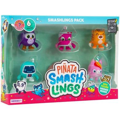 Набор фигурок PINATA SMASHLINGS КУМЕДНЫЕ ГЕРОИ (6 фигурок, в ассорт.) SL2055