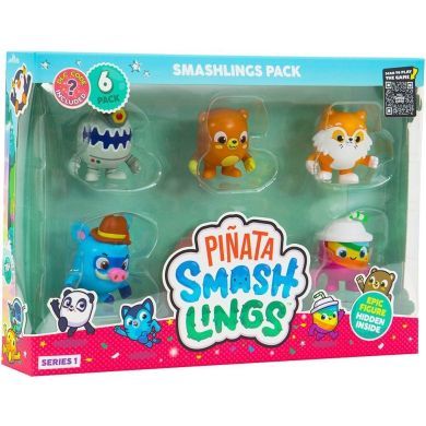 Набор фигурок PINATA SMASHLINGS КУМЕДНЫЕ ГЕРОИ (6 фигурок, в ассорт.) SL2055