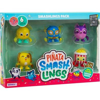 Набор фигурок PINATA SMASHLINGS КУМЕДНЫЕ ГЕРОИ (6 фигурок, в ассорт.) SL2055