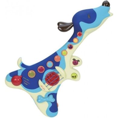 Музична іграшка Battat Пес-гітарист короткий ремінець BX1206Z, Блакитний