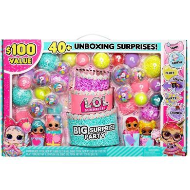 Игровой набор с куклами L.O.L.SURPRISE! – БОЛЬШАЯ ВЕЧЕРИНКА-СЮРПРИЗ (40 сюрпризов) 120957