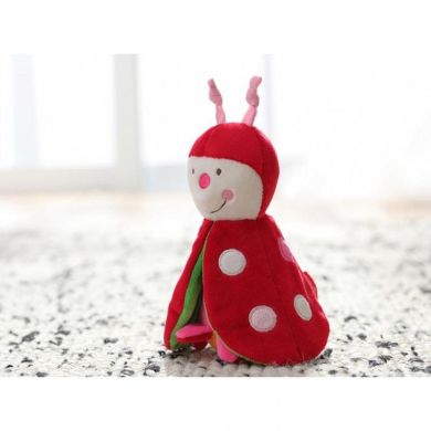 Погремушка Sigikid Божья коровка/Цветочек 14 см 40887SK, Красный