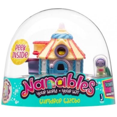 Игровая фигурка Nanables Jazwares Small House Город сладостей Конфетный домик 8 см NNB0015