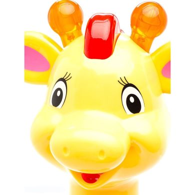 Игрушка-каталка Аккуратный жираф Kiddieland 052365, Жёлтый