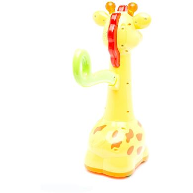 Игрушка-каталка Аккуратный жираф Kiddieland 052365, Жёлтый