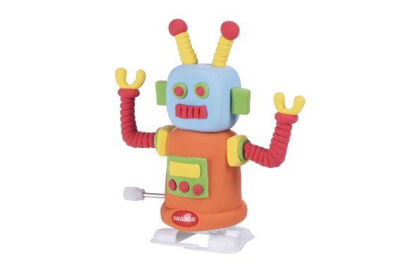 Масса для лепки Paulinda Super Dough Robot, оранжевый PL-081178-3