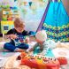 Музыкальная игрушка Battat Пес-гитарист короткий ремешок BX1206Z, Голубой