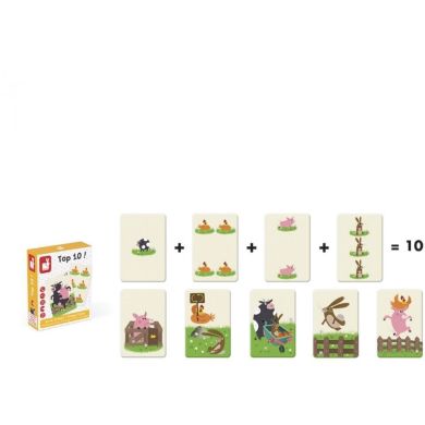 Настольная игра мемо Janod Топ 10 J02760 