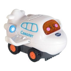 Развивающая игрушка Vtech Бип бип Самолет звуковой на русском 80-188126, Белый