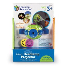 Развивающая игрушка Learning Resources серии «Первые исследования» - Волшебный проектор-фонарик налобный LER2836