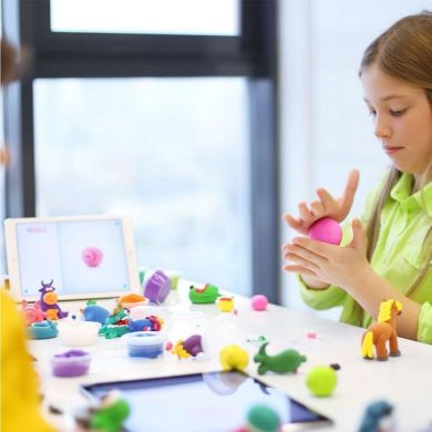 Набір пластиліну, що самостійно твердіє, ЛІПАКА &ndash; ПОРОСЯТКО, КОНЯЧКА, КРОЛИК 60023-UA01